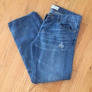 A&F distressed boyfriend jeans